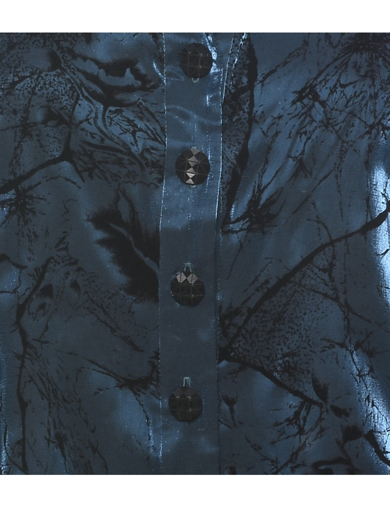 Devore Metallic Evening Jacket - M