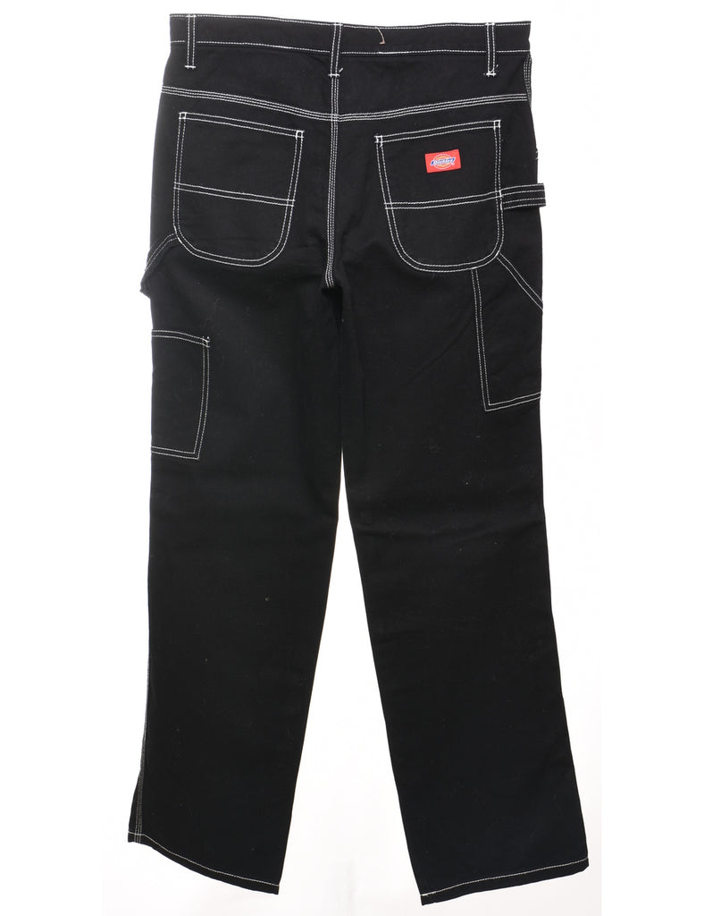 Dickies Black Contrast Stitch Cargo Jeans - W32 L31