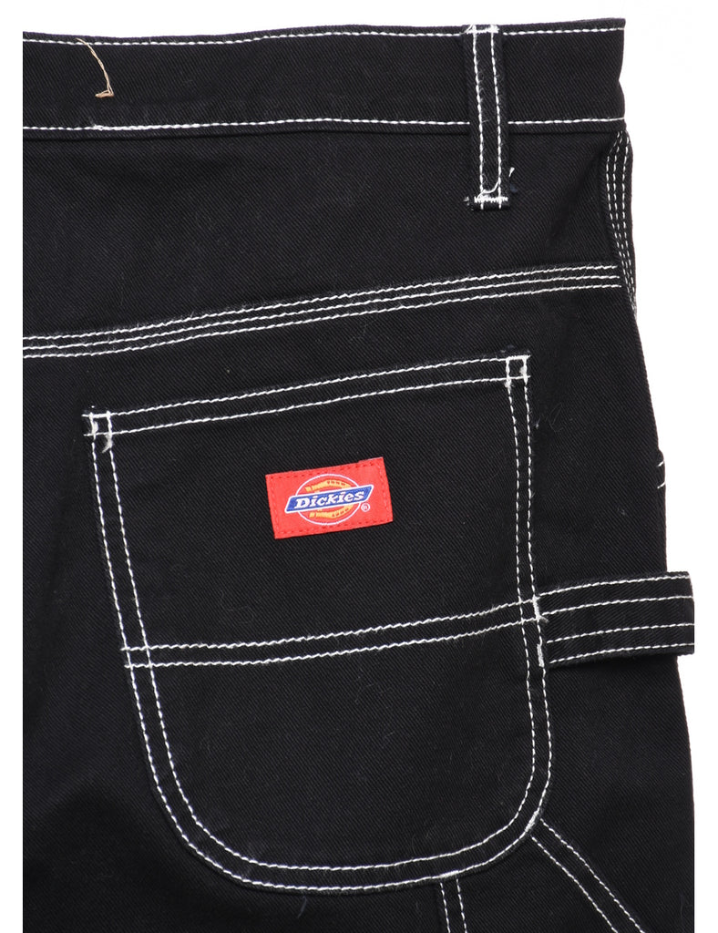 Dickies Black Contrast Stitch Cargo Jeans - W32 L31