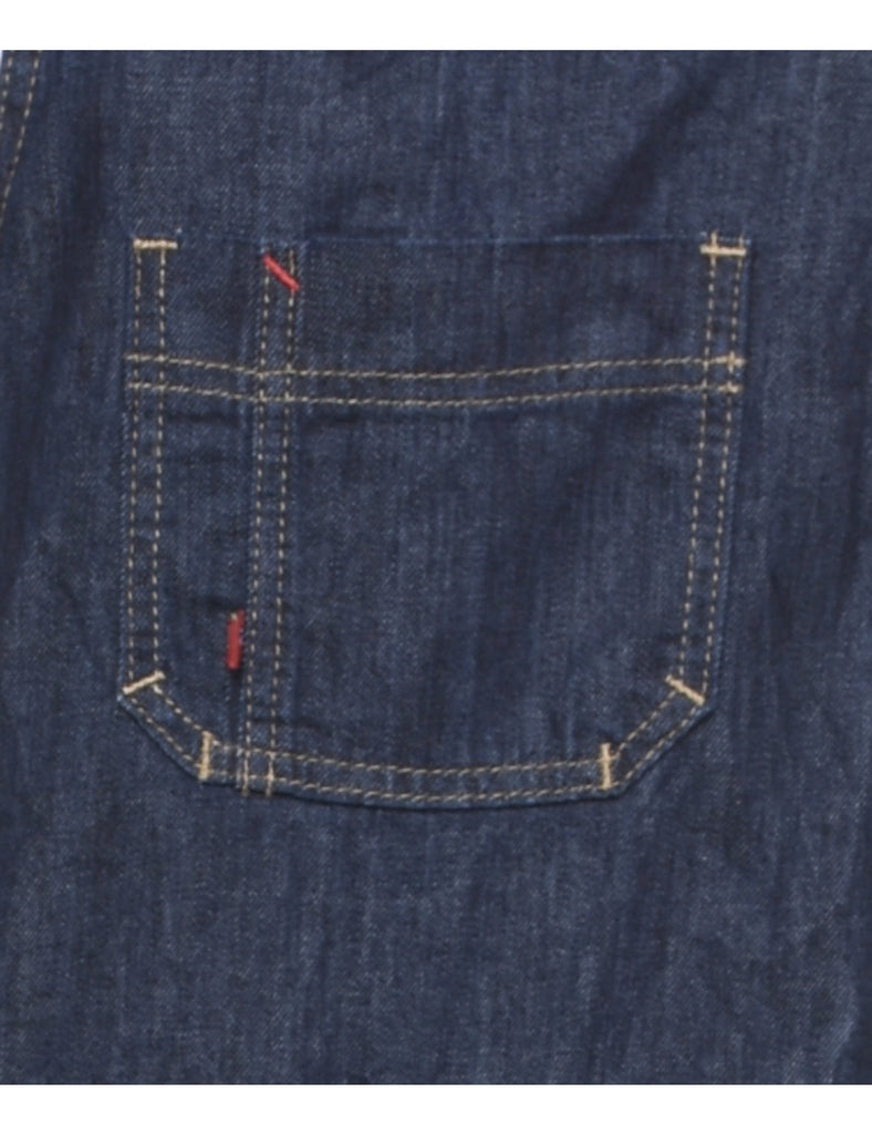 Dickies Dark Wash Classic Dungarees - W38 L33