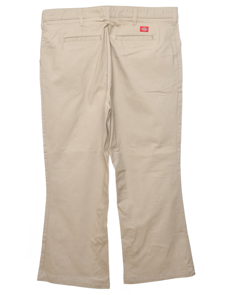 Dickies Flared Leg Beige Chinos - W36 L27