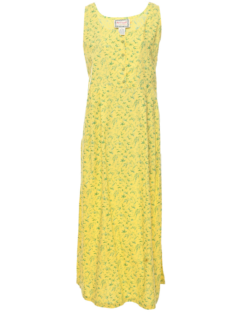 Ditsy Floral Maxi Dress - L