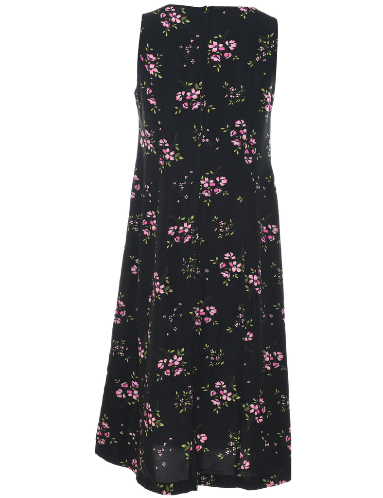 Ditzy Floral Print Dress - M