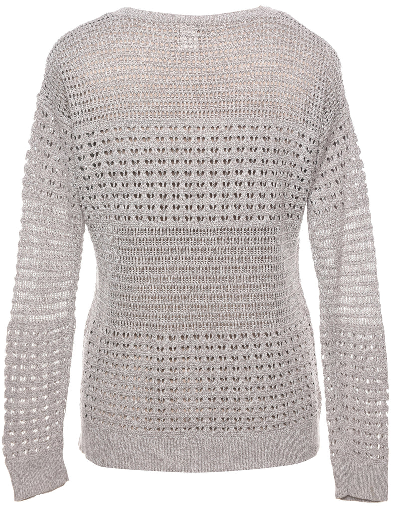 DKNY Crochet Jumper - M