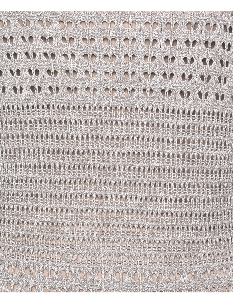 DKNY Crochet Jumper - M