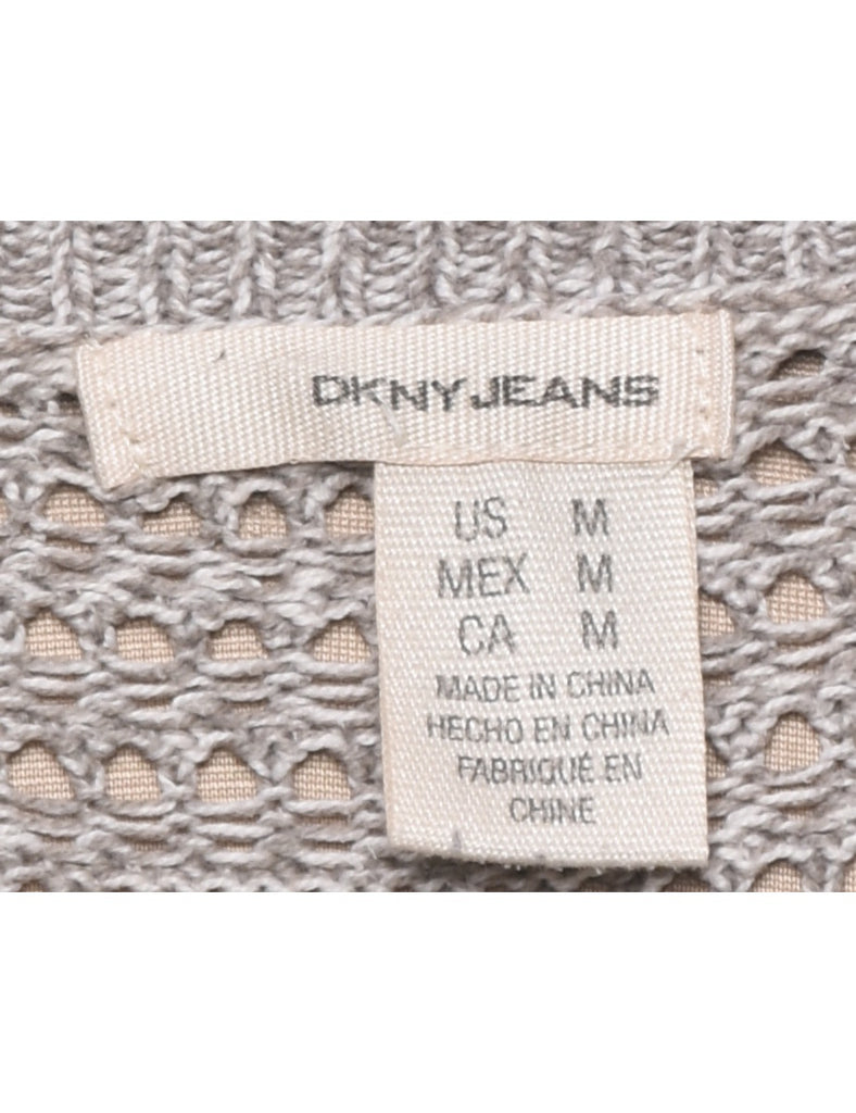 DKNY Crochet Jumper - M