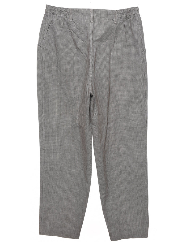 Dogtooth Grey Trousers - W32 L28