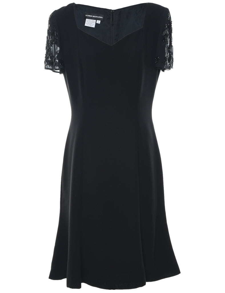 Donna Morgan Beaded Evening Dress - M