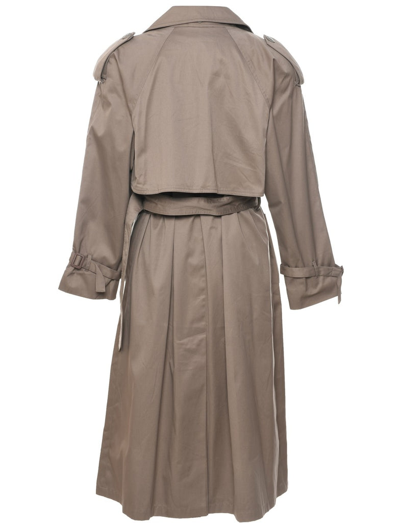 Double Breasted Trench Coat - L