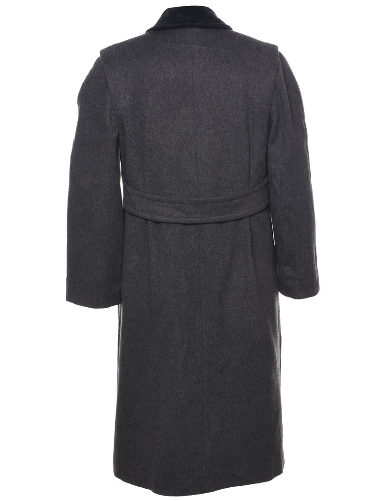 Double Breasted Wool Coat - M