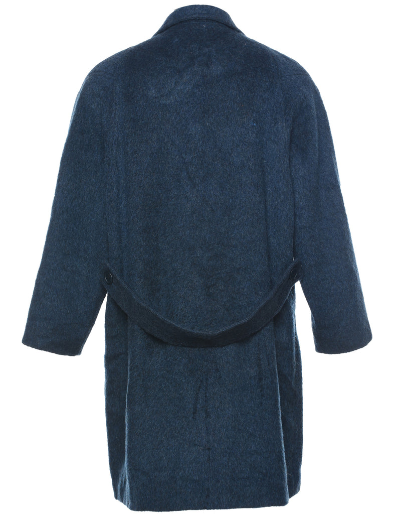 Double Breasted Wool Coat - L