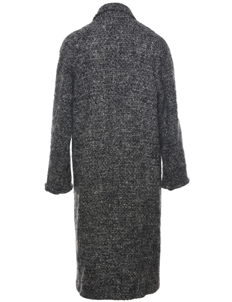 Double Breasted Wool Coat - L