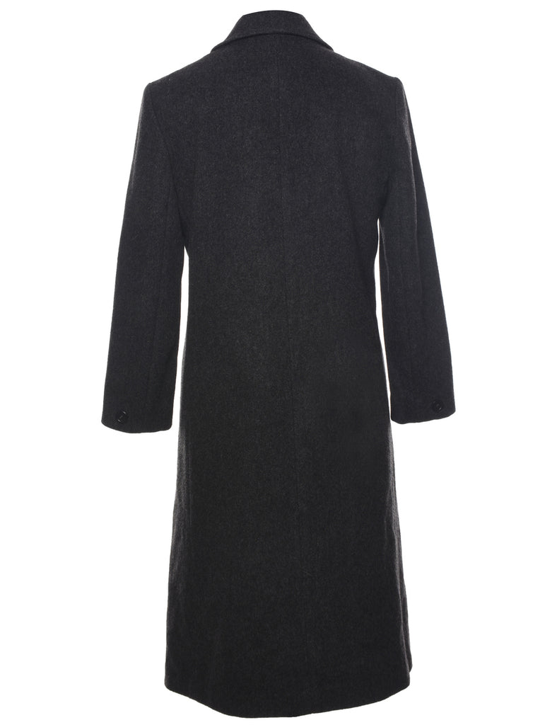 Double Breasted Wool Coat - L