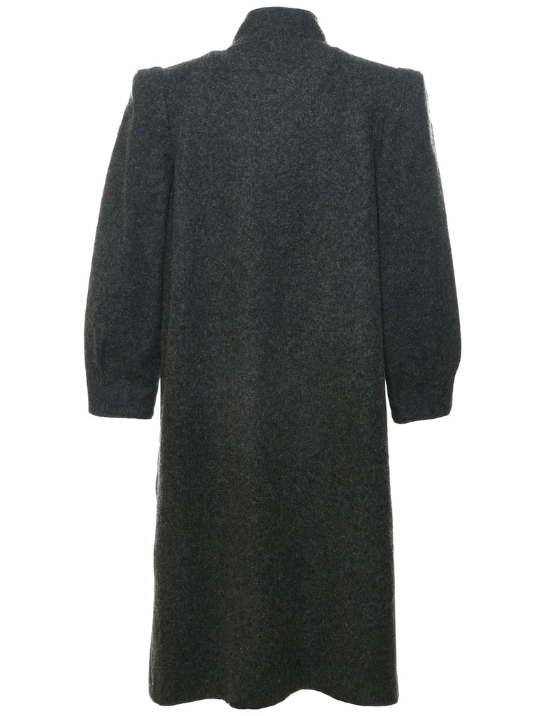 Double Breasted Wool Coat - M