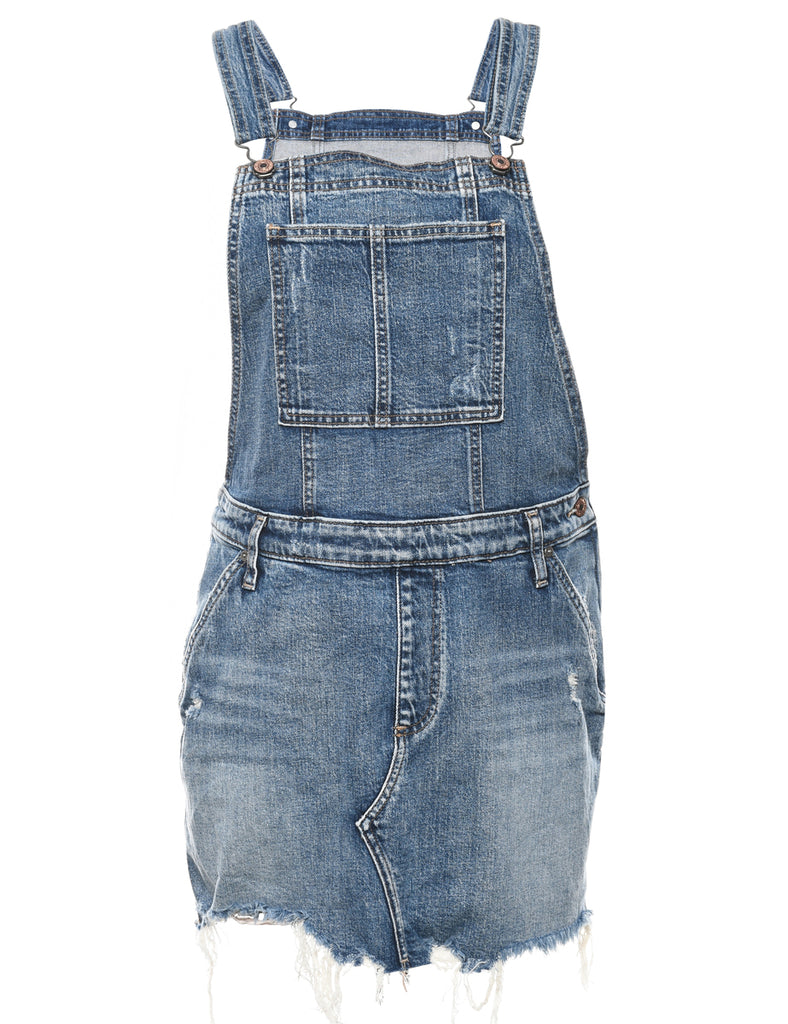 Dungaree Pinafore Dress - M