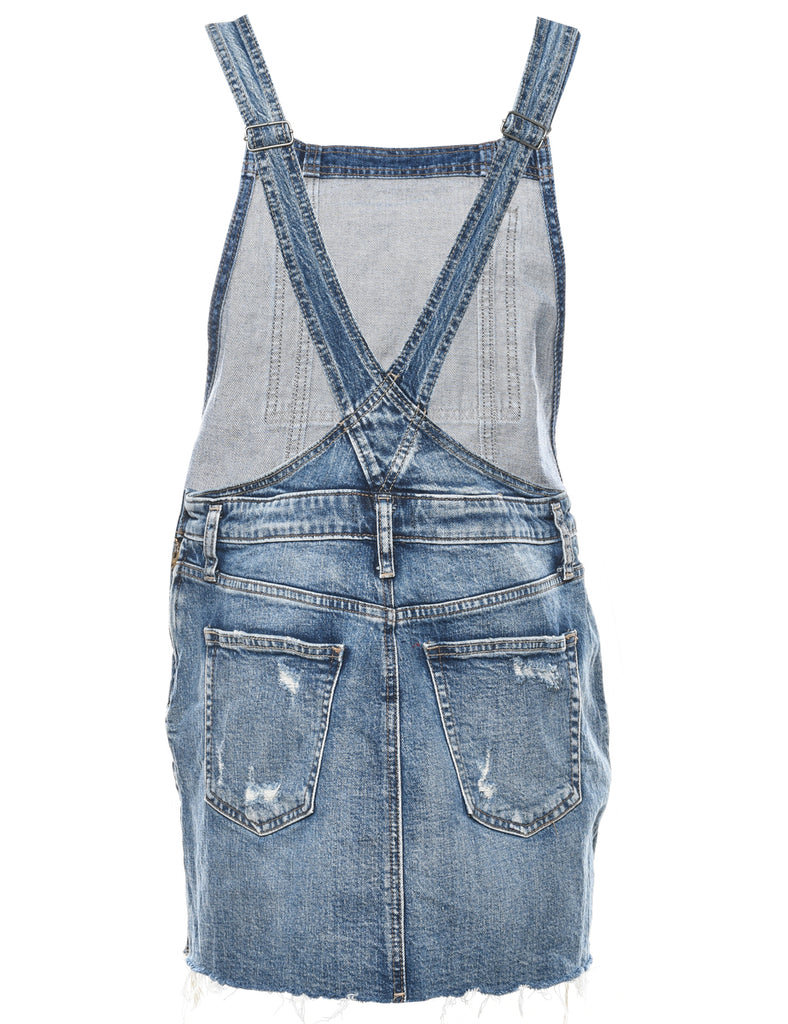 Dungaree Pinafore Dress - M