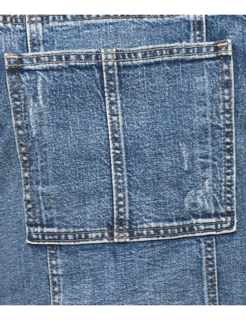 Dungaree Pinafore Dress - M