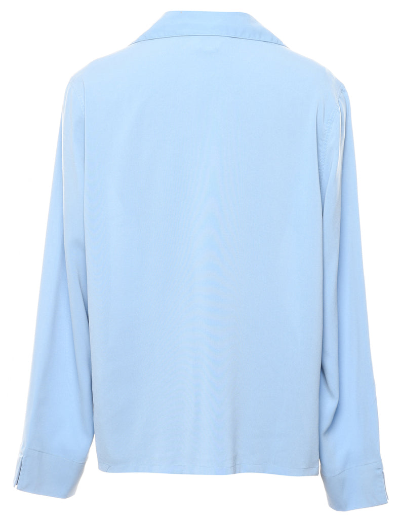 Embroidered Beaded Shirt - L