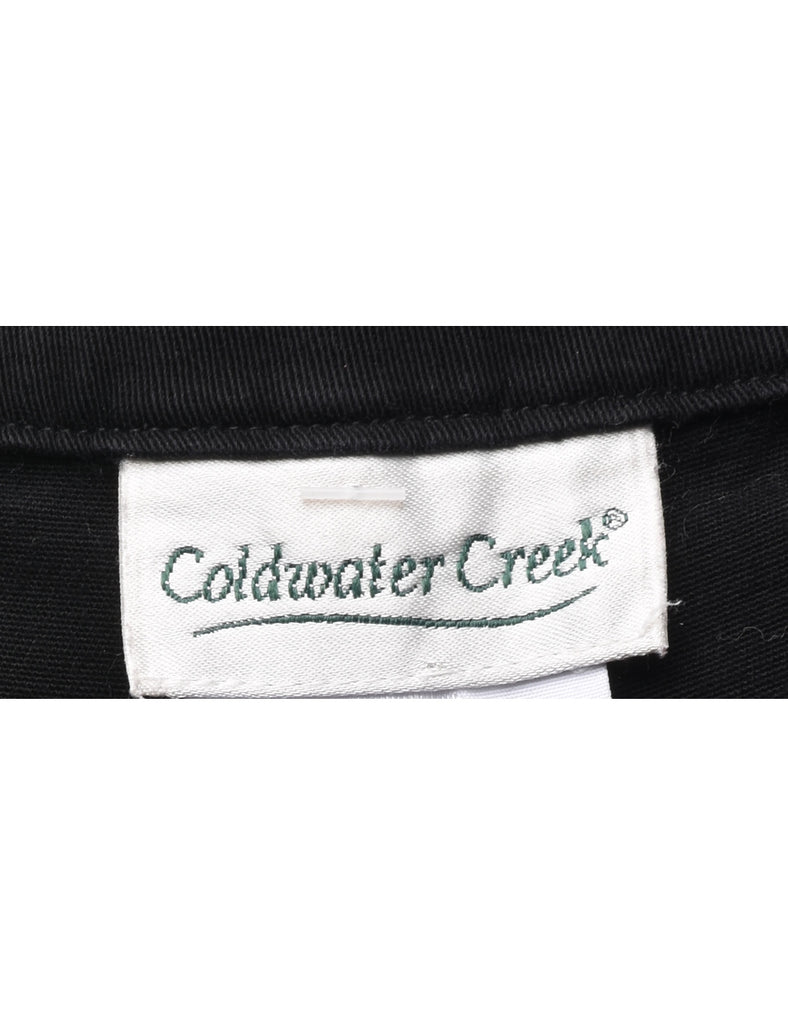 Embroidered Black Trousers - W30 L23