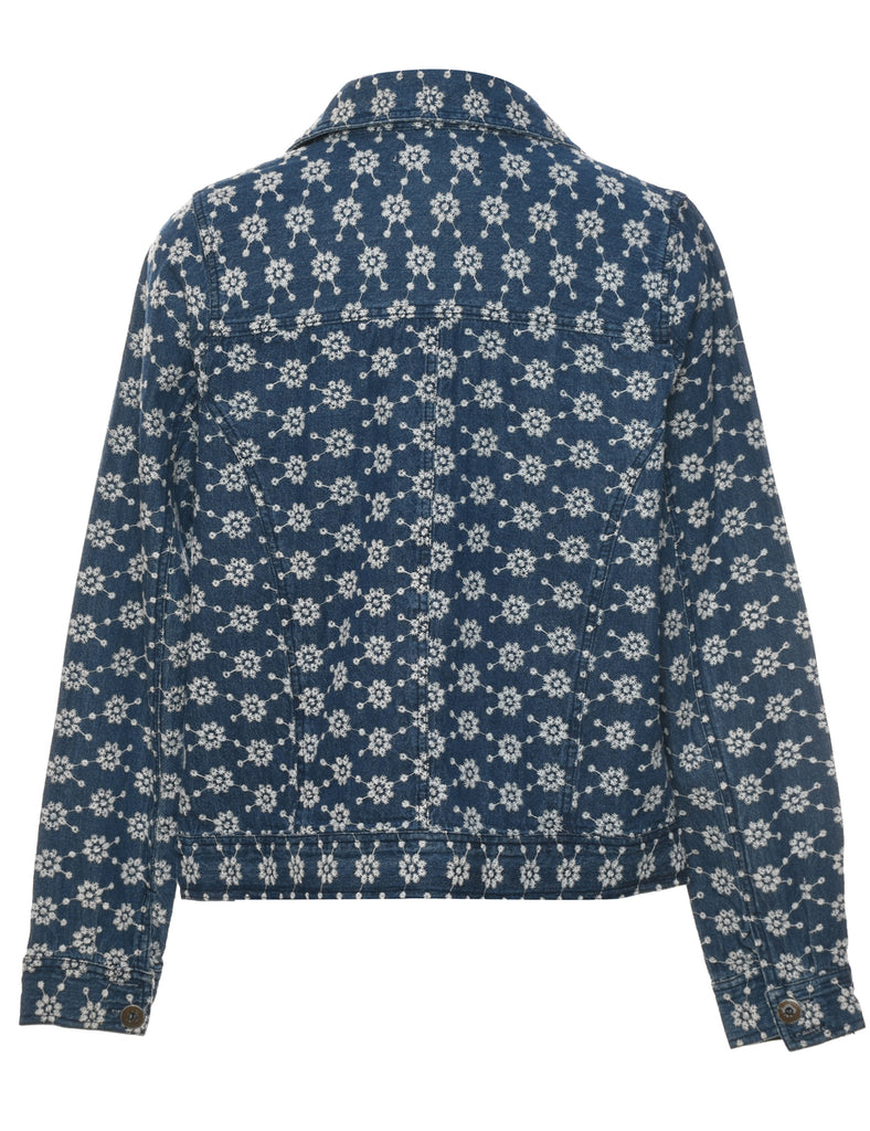 Embroidered Denim Jacket - S
