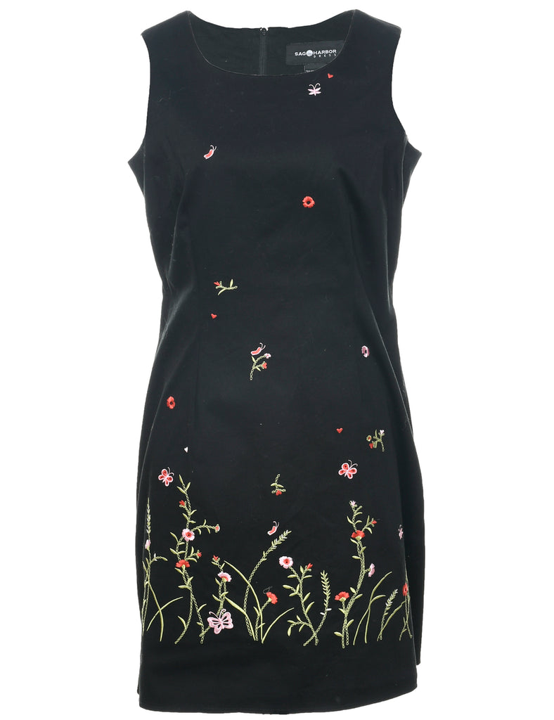 Embroidered Dress - M