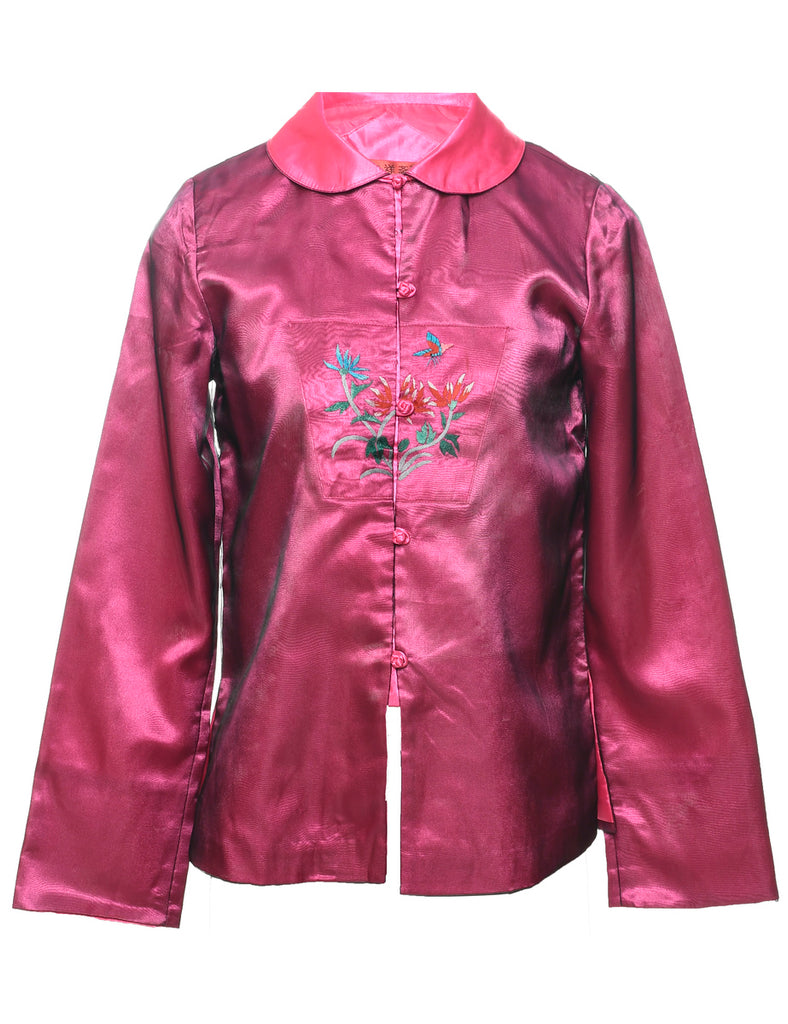 Embroidered Evening Jacket - S