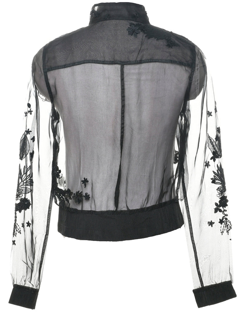 Embroidered Evening Jacket - M