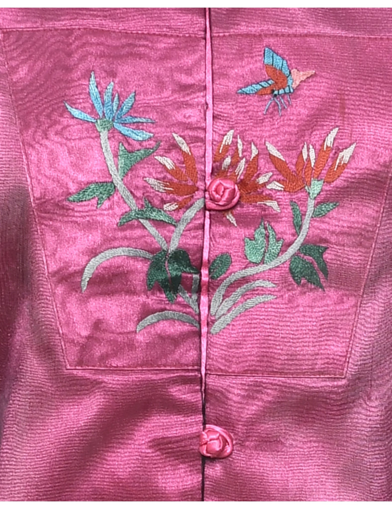 Embroidered Evening Jacket - S