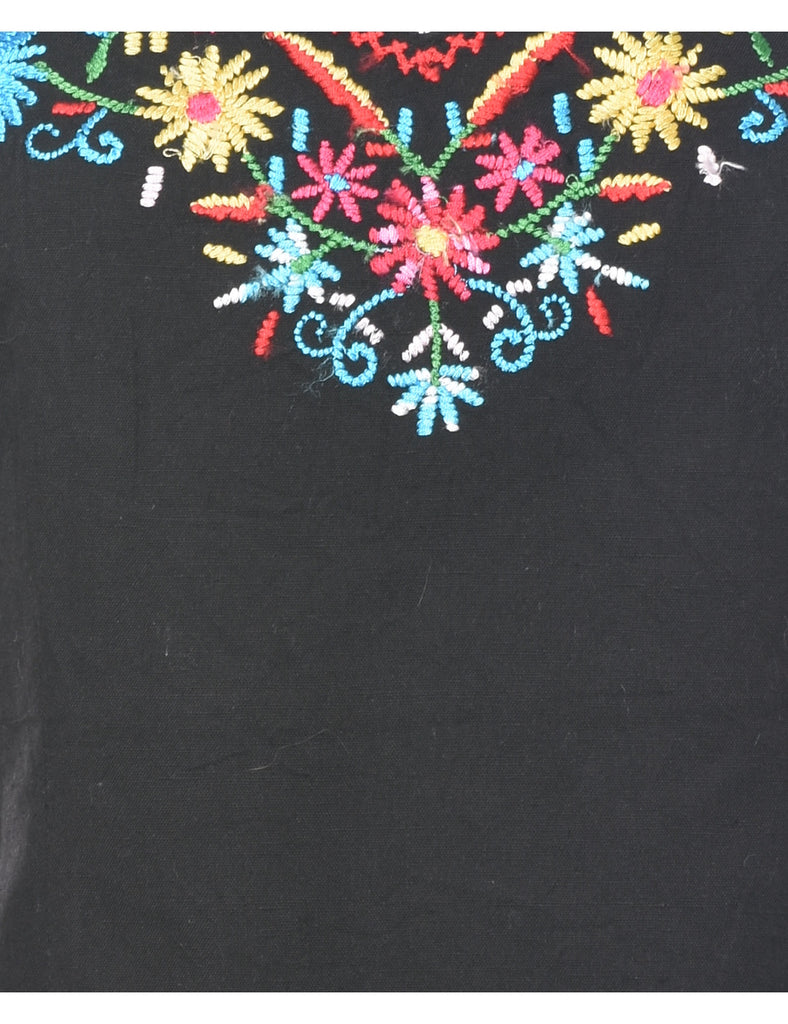 Embroidered Evening Top - L