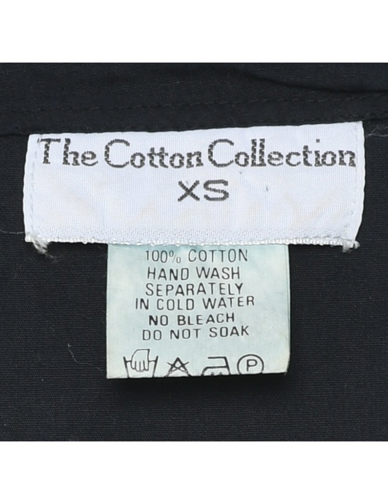 Embroidered Floral Pattern Dress - XS