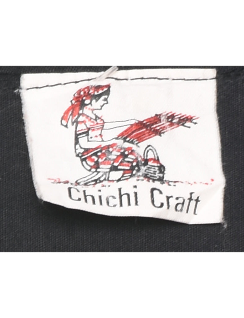 Embroidered Floral Waistcoat - XL