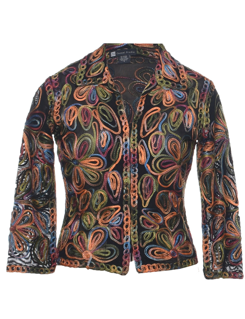 Embroidered Jacket - S