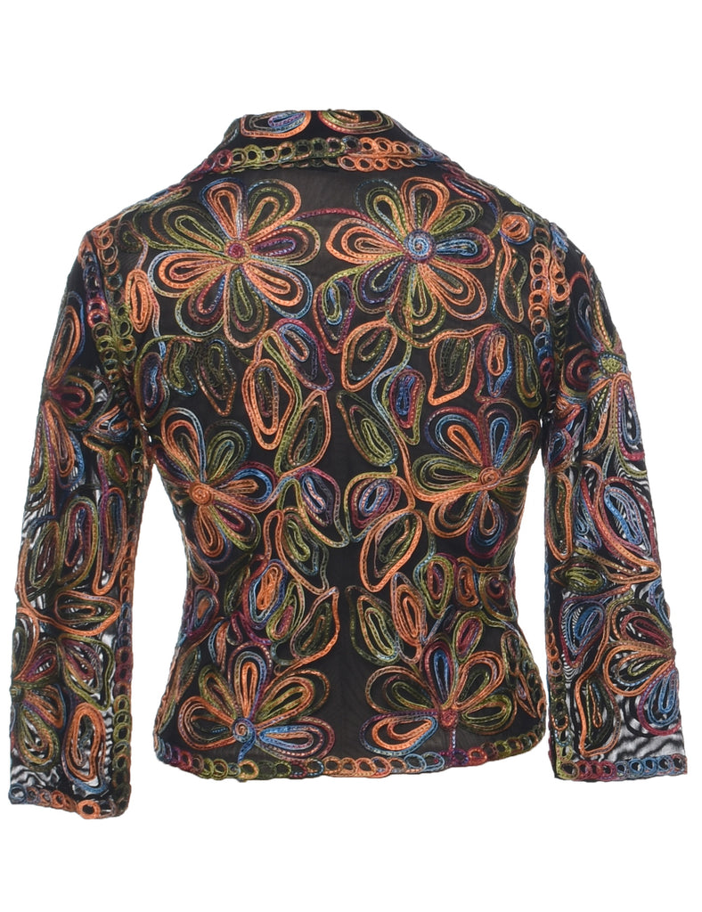 Embroidered Jacket - S