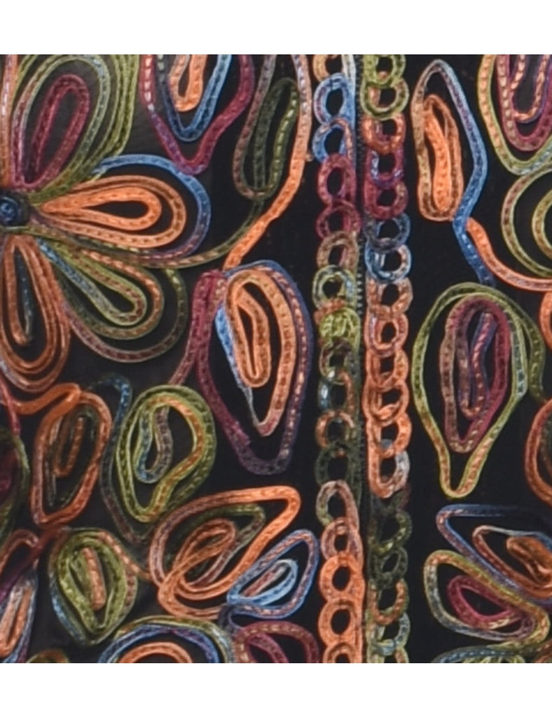 Embroidered Jacket - S