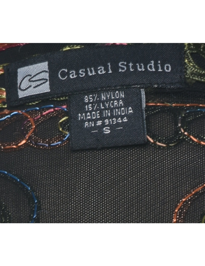 Embroidered Jacket - S