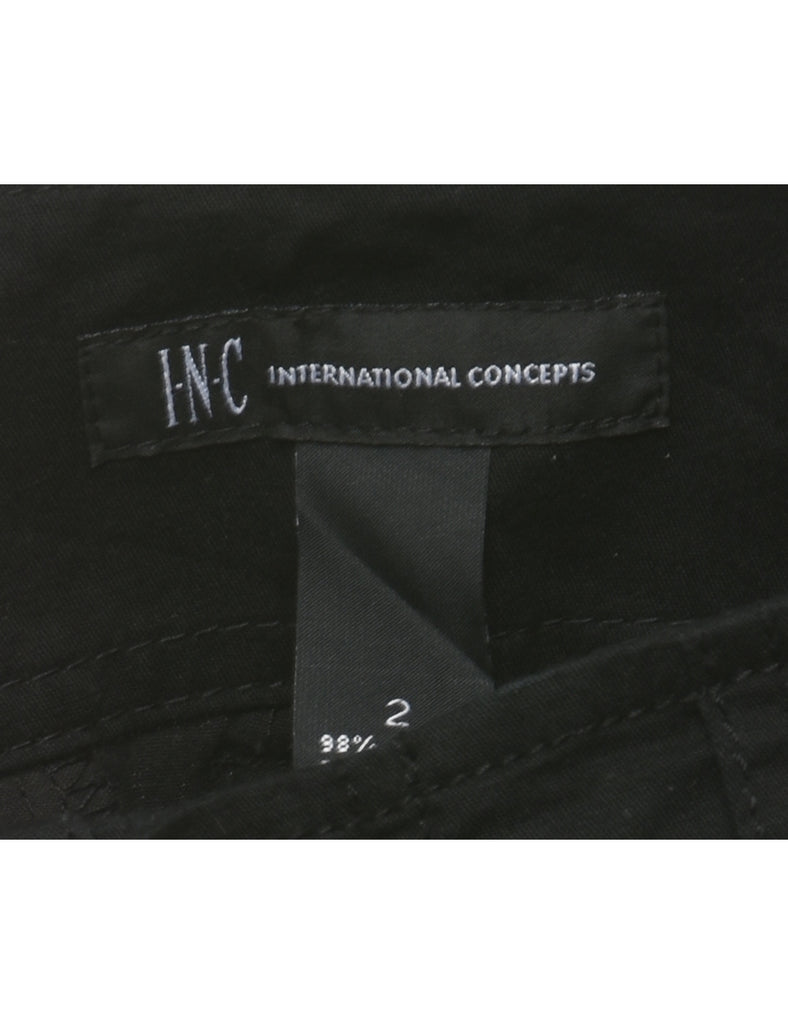 Embroidered Studded Y2K Cropped Pants - W30 L24