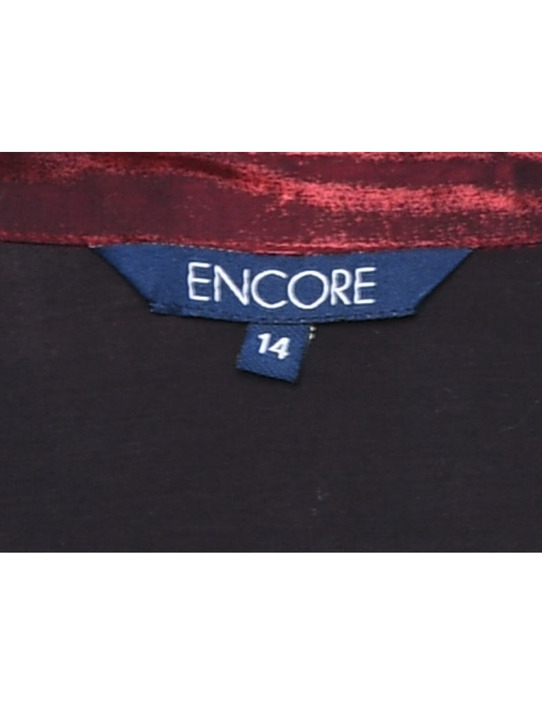 Encore Maroon Shirt - XL