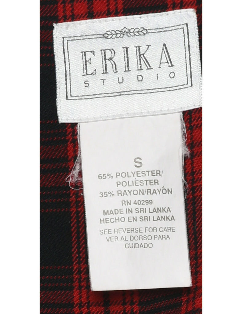 Erika Checked Dress - S