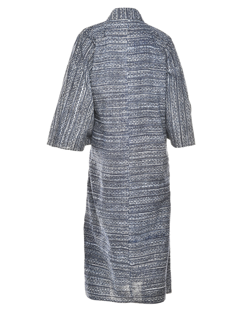 Ethnic Print Full Length Kimono - L