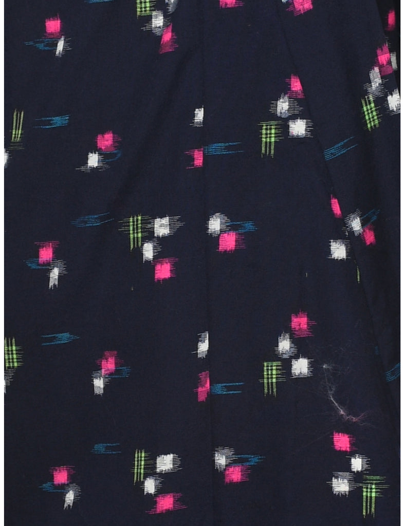 Ethnic Print Full Length Kimono - L