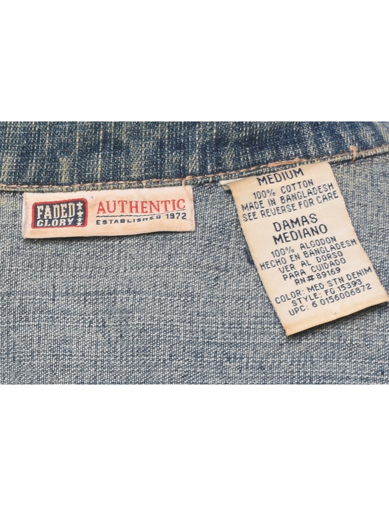 Faded Glory Medium Wash Denim Jacket - M