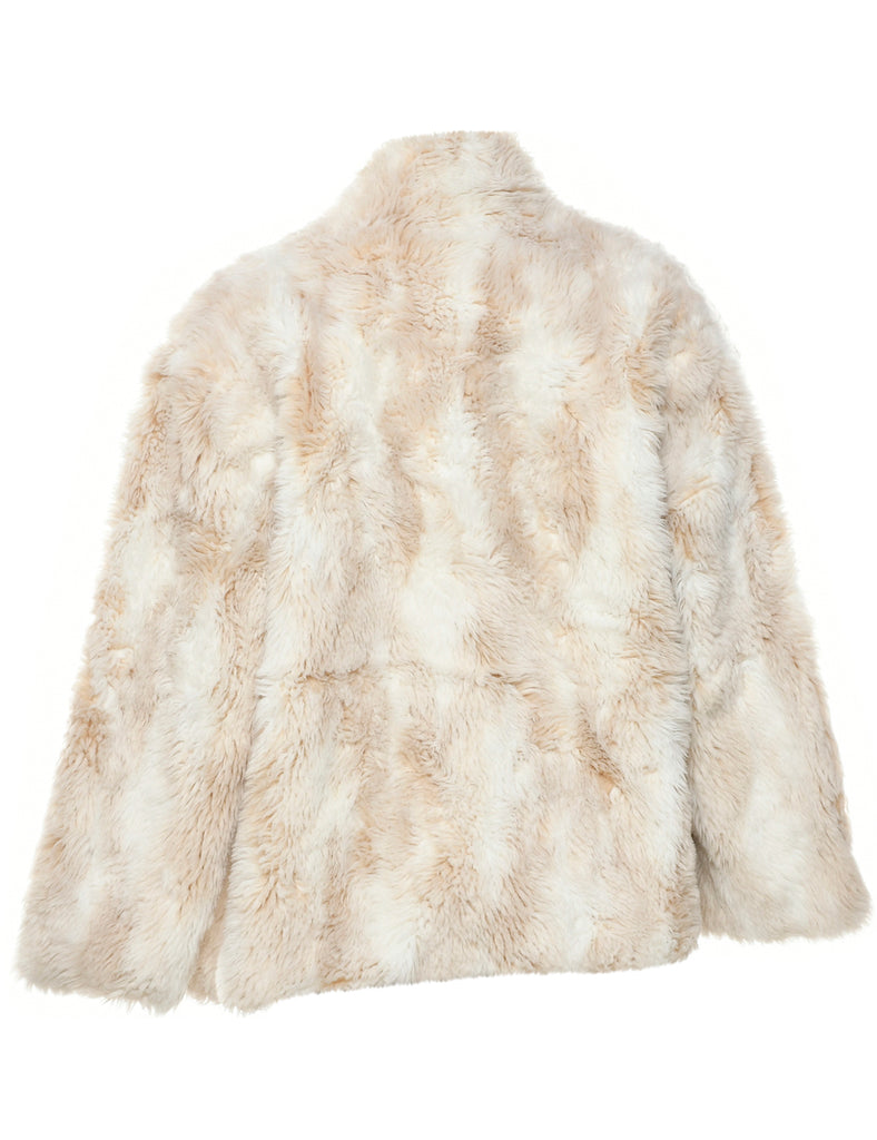 Faux Fur Coat - L