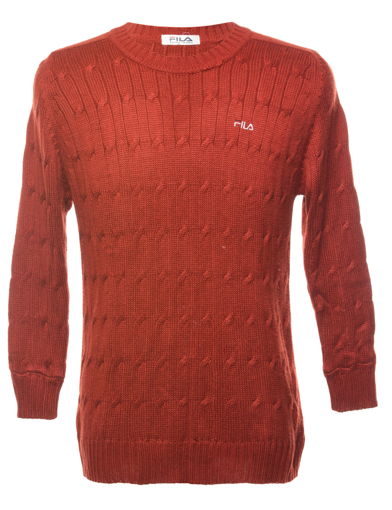 Fila Cable Knit Jumper - L