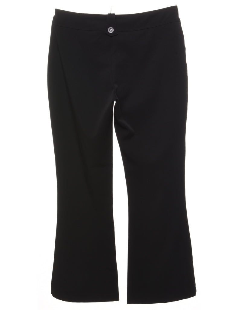 Flared Leg Black Trousers - W30 L27
