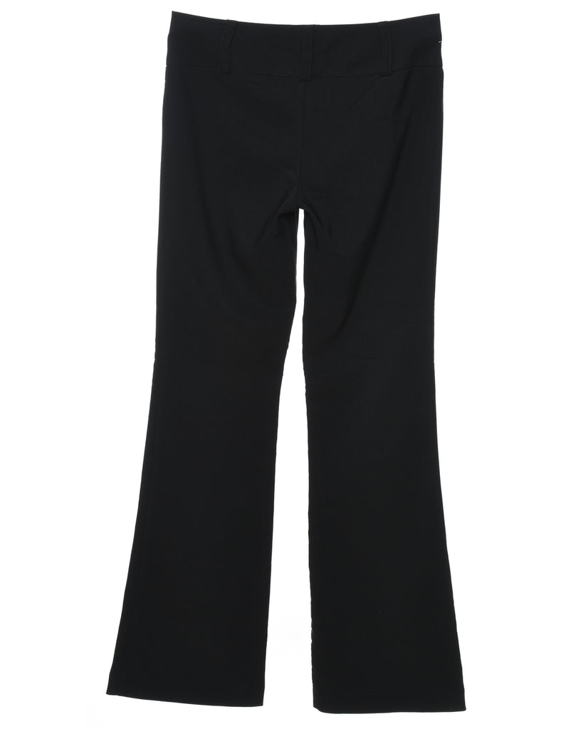 Flared Leg Black Trousers - W31 L32