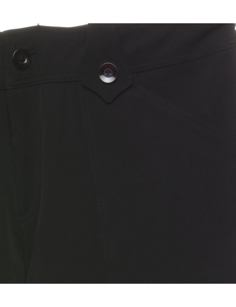 Flared Leg Black Trousers - W30 L27