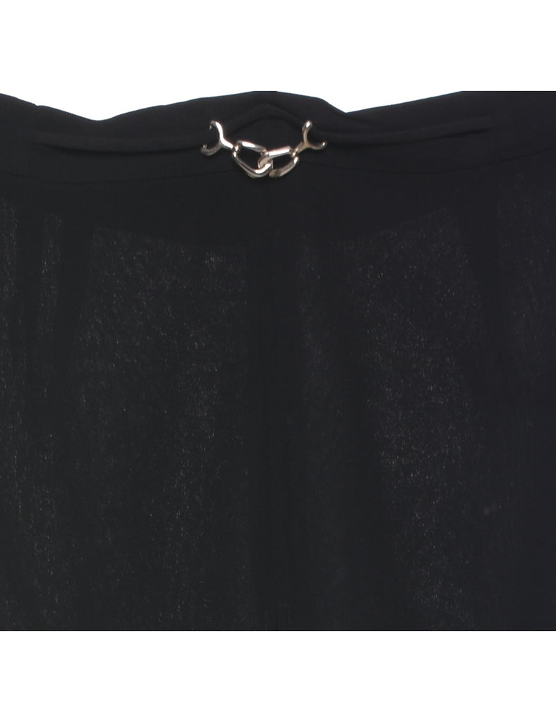 Flared Leg Black Trousers - W35 L26