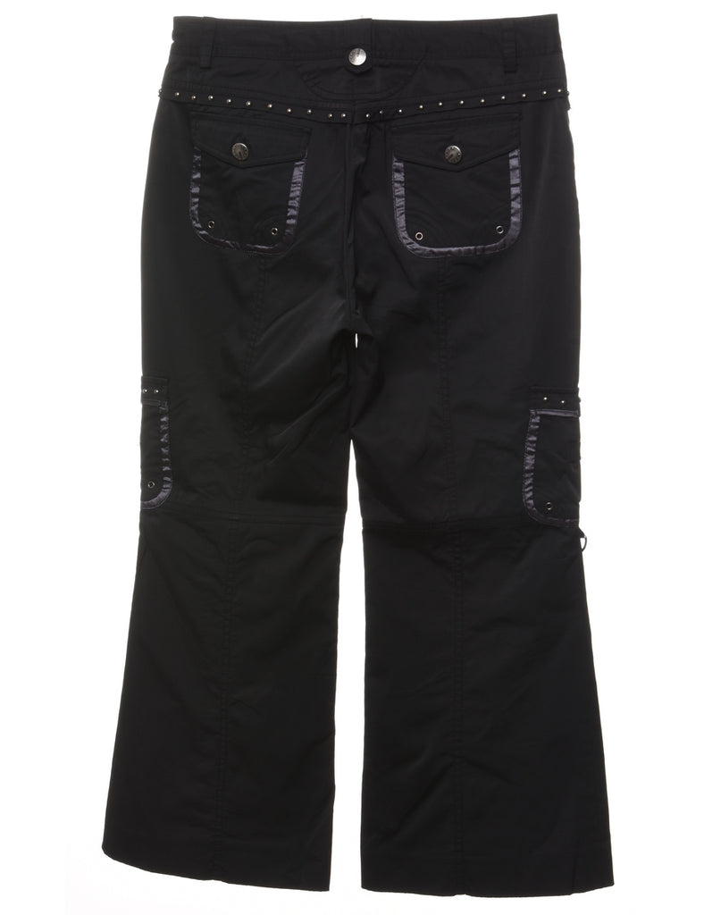 Flared Leg Y2K Cropped Pants - W31 L26