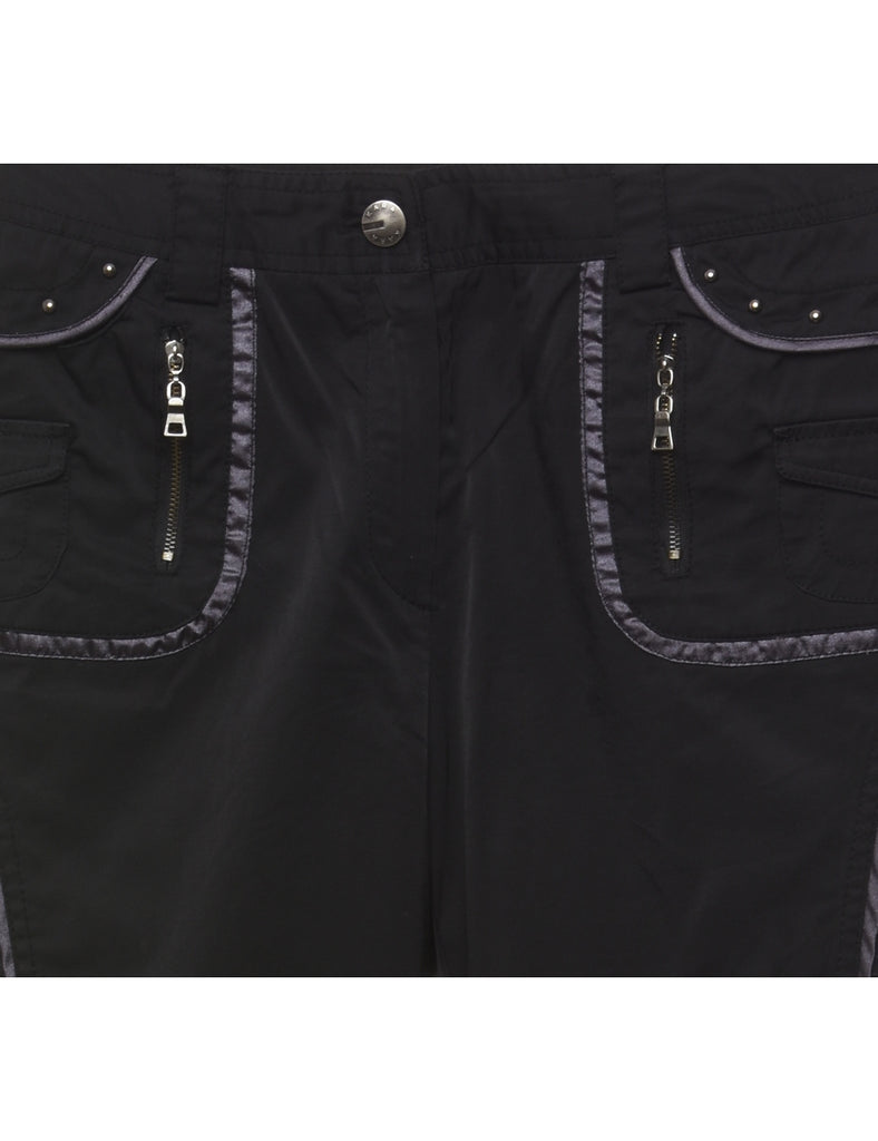 Flared Leg Y2K Cropped Pants - W31 L26