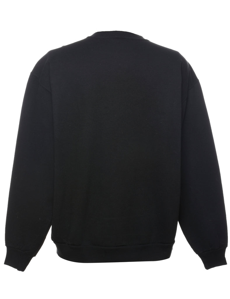 Floral 1990s Sparkly Sweatshirt - XL